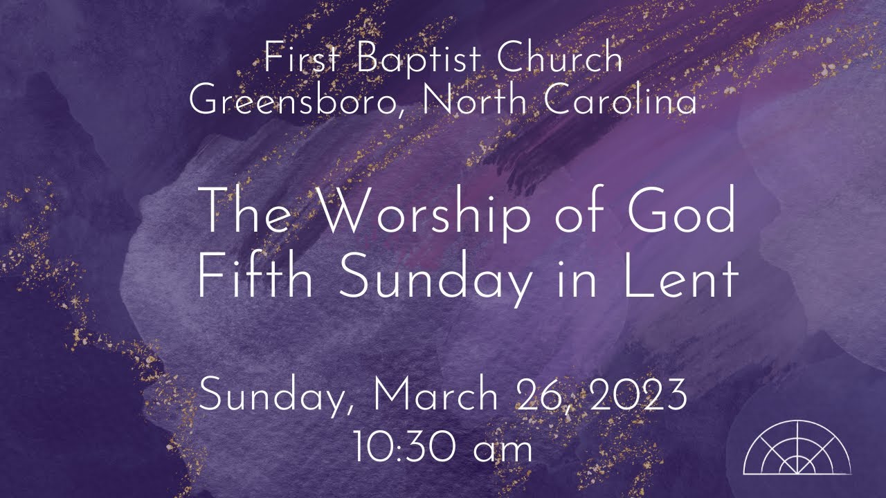 Worship Sunday, March 26, 2023 YouTube