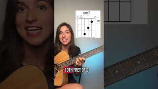 Beautiful Chord of the Week ~ Am7 #guitarlesson #guitartutorial #guitarist #lesson #chords