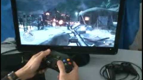 XCM Cross Fire Converter with PS3 controller on Xbox 360