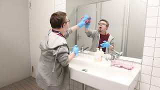 Engagierter Putzmann Im Wohnwerk Basel