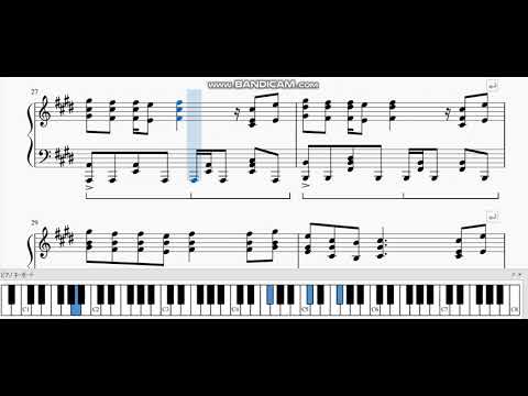 Overlap Kimeru 遊戯王op ピアノアレンジ G Piano Music 楽譜 採譜 Youtube