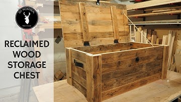 Build a storage chest from reclaimed wood