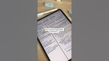 My favorite Notability features ✨