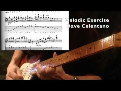 Melodic Exercise - Dave Celentano (Guitar Cover + tab)