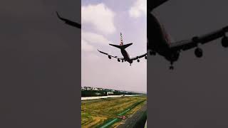 Sf airlines Boeing 747 landing at Chennai airport #shorts #747 #aviation #chennai #chennaiairport