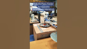 Robotic Press Feeder, Robotic Sheet Feedee, Robotic Pick and Place, Robotic Circle Feeder #fairino