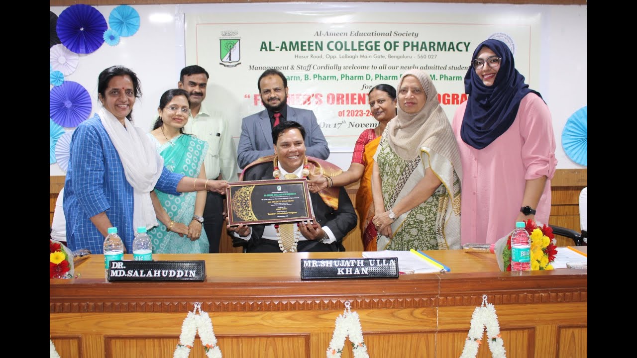 Chief Guest Speech For Freshers Orientation At Al Ameen Pharmacy chief-guest-speech-for-freshers-orientation-at-al-ameen-pharmacy
