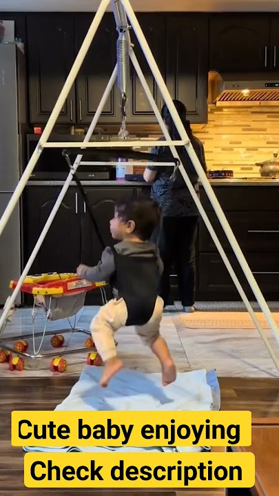 Baby jumping ( jolly jumper) best for babies #viral #viralvideo #video #baby