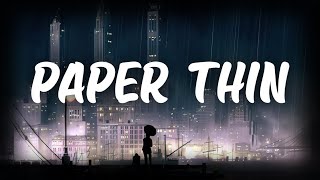 ILLENIUM, Tom DeLonge, Angels & Airwaves - Paper Thin (Lyrics)