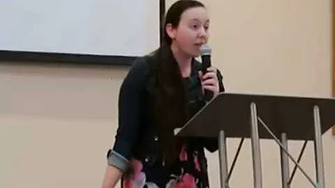 Rebekah Nichols in NABC Chapel service December 4t...