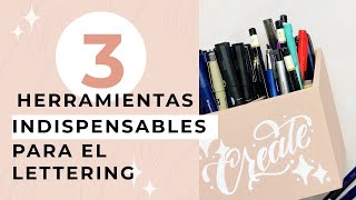 3 Herramientas Indispensables para Lettering