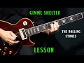 how to play "Gimme Shelter" on guitar by The Rolling Stones | rhythm & solo guitar lesson tutorials