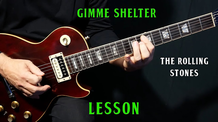 Gimme Shelter Guitar version - Guitar performance video thumbnail