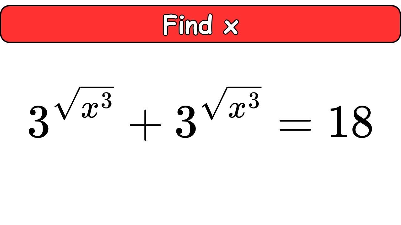 Only Sharp Minds Can Crack This | Find x | Simple Looking But Tricky ...