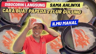Wow Dibocorkan Langsung Oleh Pedagang Ahli, Resep Cara Buat Papeda Telur Gulung Jajanan Kekinian