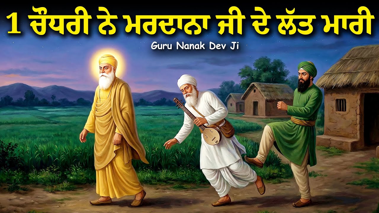 ਜਦੋ ਚੌਧਰੀ ਨੇ ਮਰਦਾਨਾ ਜੀ ਦੇ ਲੱਤ ਮਾਰੀ | Guru Nanak Dev Ji Katha | United Panjab