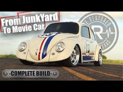 Abandoned VW Beetle Built Into Iconic Movie Car | Junk Yard To Show Car In 60 Days | RESTORED