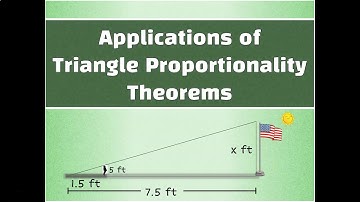 Applications of Proportionality Theorems