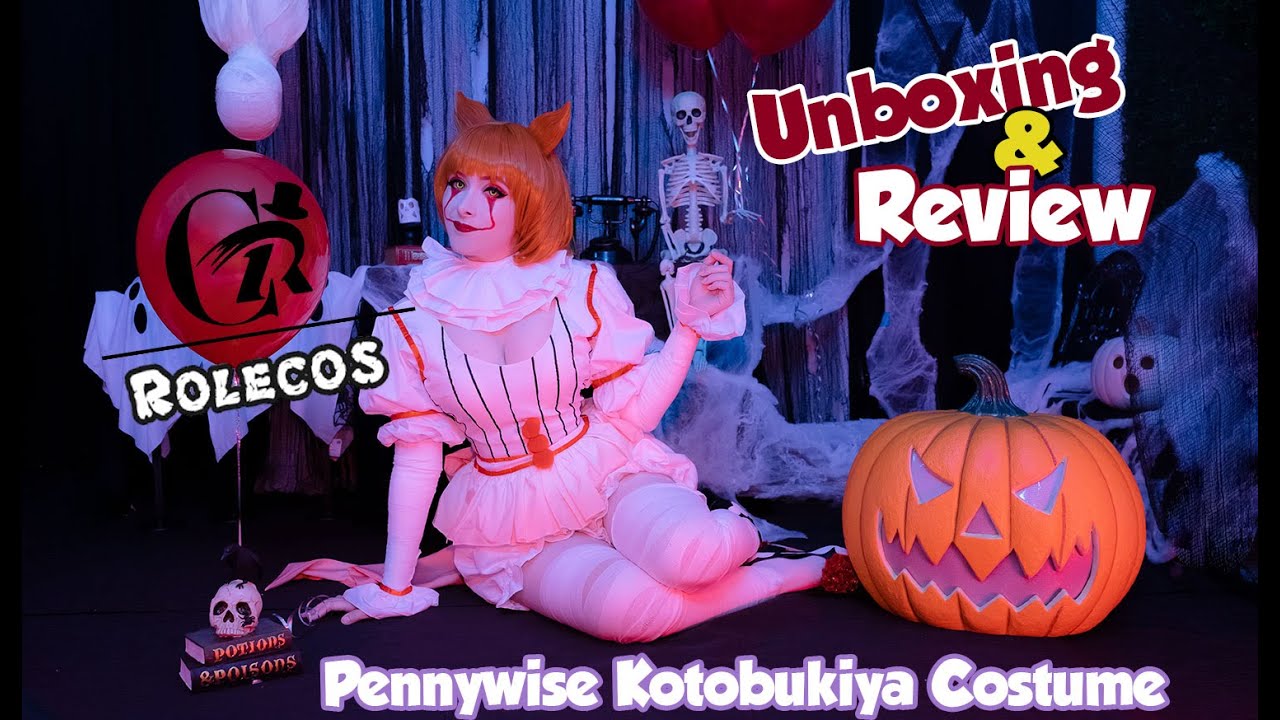Pennywise kotobukiya costumecosplay Rolecos | Review | Unboxing | Brenditz  - YouTube