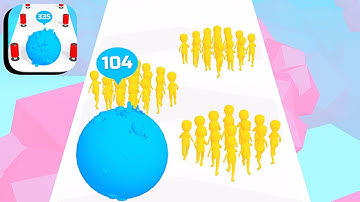 Roll Crowd ​- All Levels Gameplay Android,ios (Part 18)