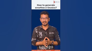 How to generate an error-free e-Invoice? | GSTHero | #gst #einvoice #gstupdates #shorts
