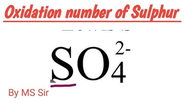 how to find the oxidation number of sulphur | trick to find the oxidation number|
