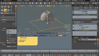 MODO Indie Procedural Modeling create half Sphere