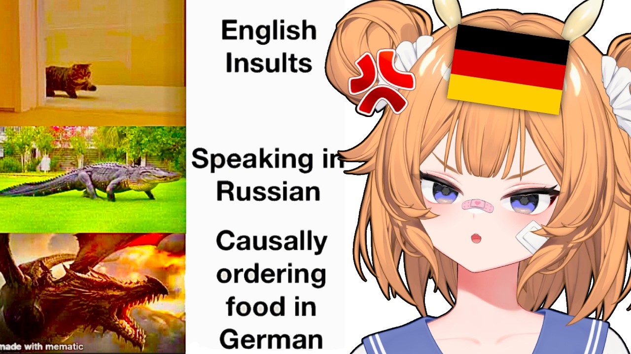 GERMAN VTUBER reacts to LANGUAGE MEMES... AGAIN!