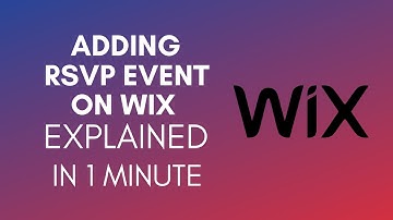How To Add An RSVP Event On Wix (2025)