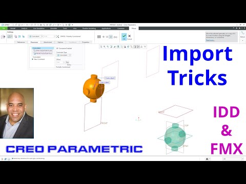 Creo Parametric - Import Tricks | Import Data Doctor and Flexible Modeling Extension