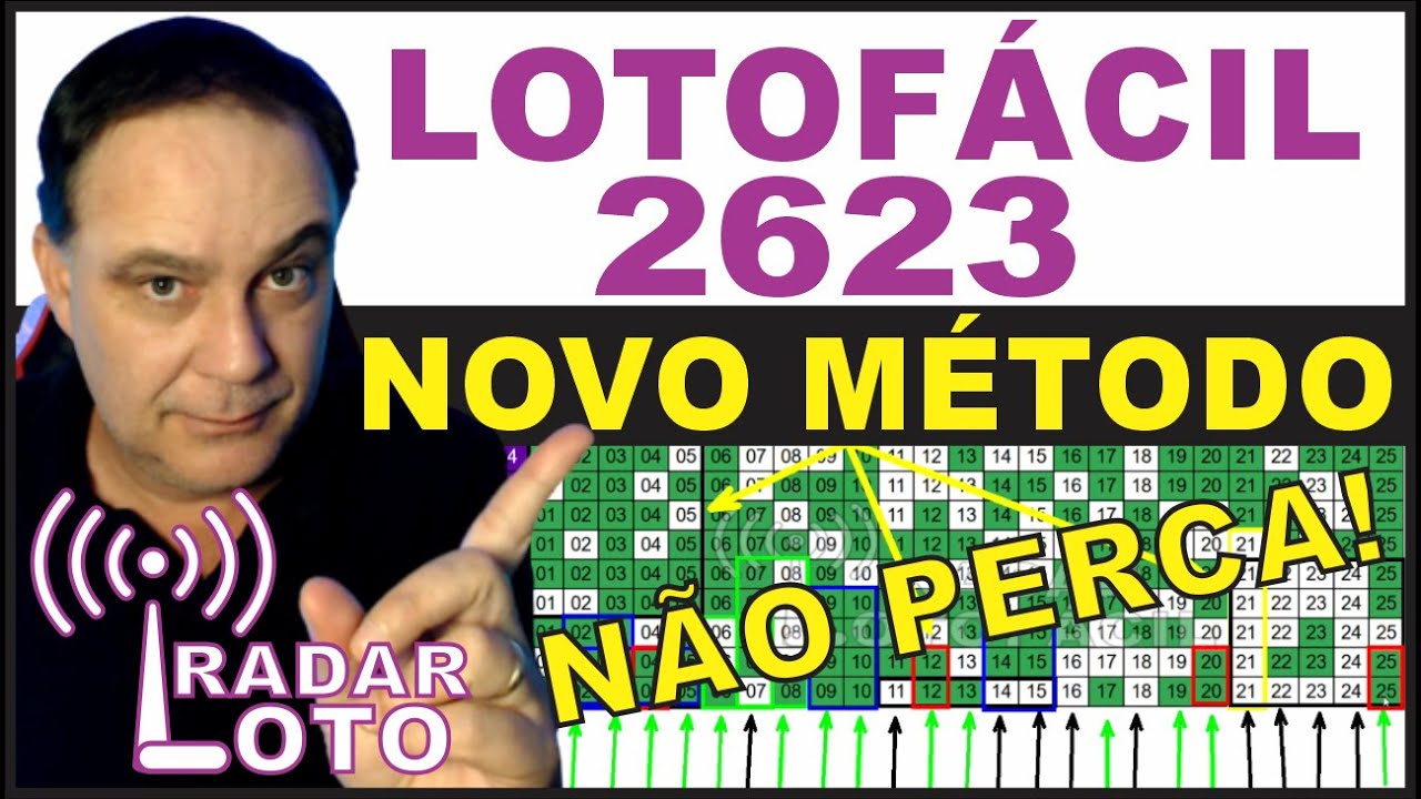 GRANDE NOVIDADE! Novas Dicas Para Lotofácil 2623 E Resultado Lotofácil 2622