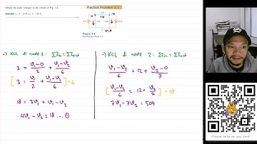 [ID] Practice Problem 3.1 Fundamental of Electric Circuits (Alexander/Sadiku) 5th Ed - Node Analysis
