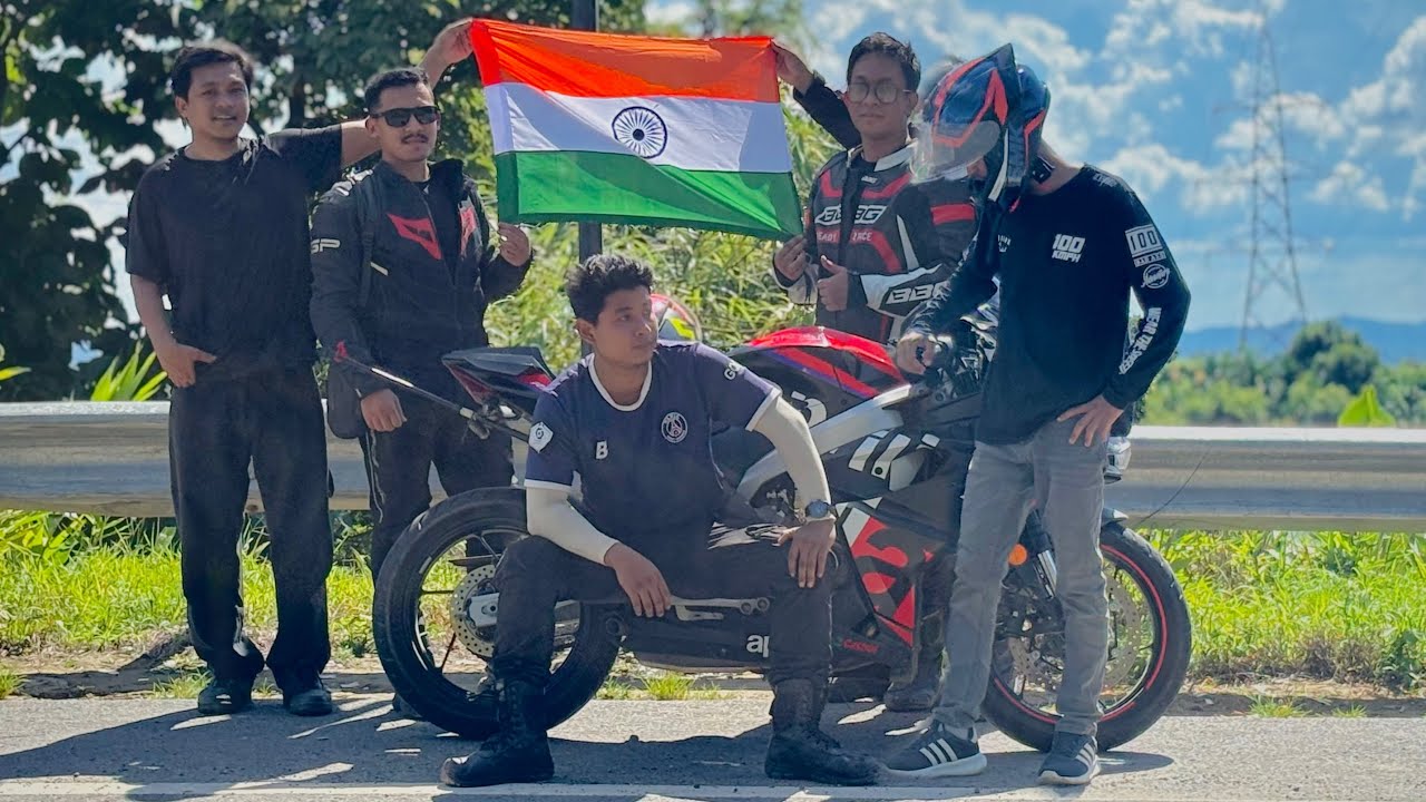 Independence Day Ride peH Balang Ka Duke Road seH slid. ouT Hogaya 🥵 || UnakoTi , Tripura 