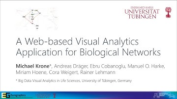 Eurovis Poster: A Web-based Visual Analytics Application for Biological Networks