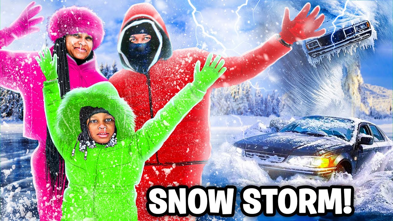 WE SURVIVED A SNOW STORM!!! #family
