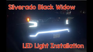 Silverholder LED step by step installation & demo on my 2023 Silverado 1500 Black Widow!