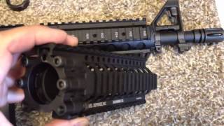 東京マルイ M4 CQB-Rハンドガード交換 - YouTube