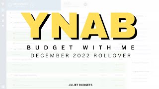 YNAB Budget With Me | How I Deal With Monthly Rollover (December 2022) & Preparing for Tax Season