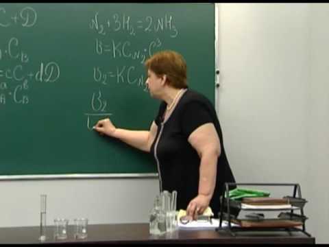 რეაქციის სიჩქარის დამოკიდებულება კონცენტრაციაზე