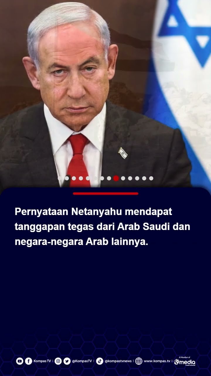 Netanyahu: Palestina Seharusnya Mendirikan Negara di Tanah Arab Saudi #palestina #netanyahu #israel