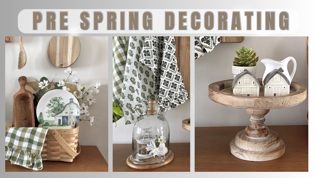 Предвесеннее оформление дома в стиле загородного дома.