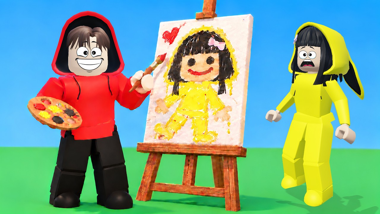 Yuta, Mio Dan Baby Celine Menggambar Avatar Masing Masing || ROBLOX