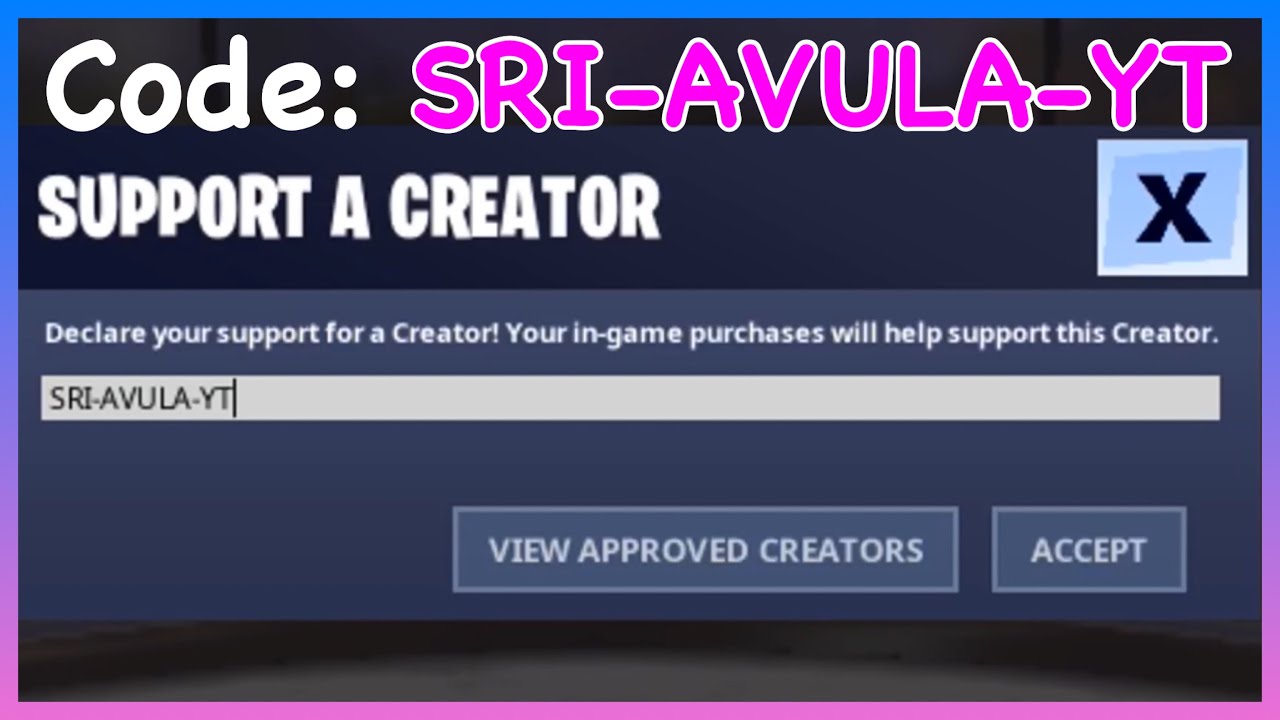 Support a Creator Code: SRI-AVULA-YT (PLZ USE FOR CUSTOMS)