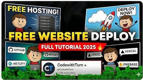FREE Website Deploy Kaise Kare? 🔥 Full Tutorial 2025 - Free Hosting For Life Time!