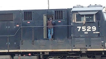 1080p60: Turn Up Your Volume! GE ES44DC Startup Sequence! 3/4/2020