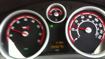 Zafira VXR stage 3 acceleration in third gear from 20mph