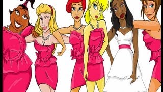 disney draw bridesmaids poster