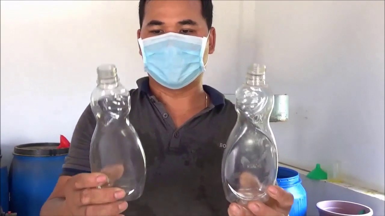 បច្ចេកទេសផលិតសាប៊ូលាងចាន How to make dish liquid YouTube