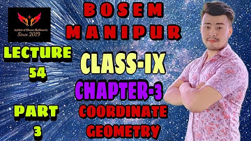||BOSEM|| CLASS IX MATHEMATICS|| CHAPTER 3|| COORDINATE GEOMETRY|| MANIPUR BOARD||