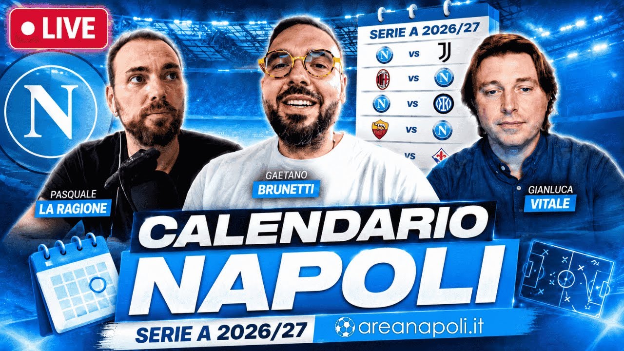 Calendario Napoli Serie A 2026-2027: le partite. C'� un trittico terribile